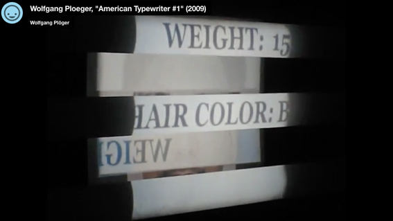 American Typewriter #1